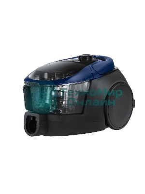 Пылесос Samsung SC18M3120VB синий, 380/1800 Вт, уборка сухая, пылесборник контейнер 2 л
