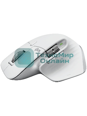 Мышь беспроводная Logitech MX Master 3s светло-серый, 8000 dpi, радиоканал, Bluetooth, USB, кнопки - 7