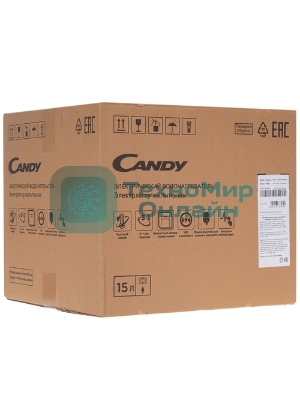 Водонагреватель электрический Candy CS15V-EM1(R) белый, накопительный, 15 л, 2,5 кВт