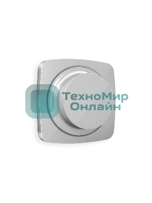 Лицевая панель OMEGA (Серебро глянец) для светорегулятора универсального QUANT OP4055