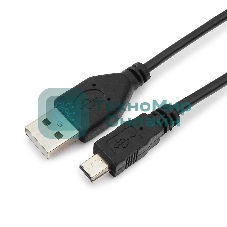 Кабель USB 2.0 Гарнизон GCC-USB2-AM5P-1M, AM/miniBM 5P, 1м, пакет