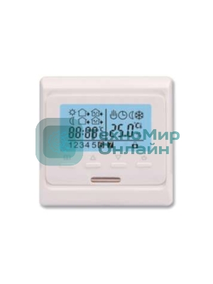 Термостат программ. ST-16 с контролем времени датчик пола; датчик возд. +5/+40град.C 230В 16А 3.5кВт EXTHERM ST16