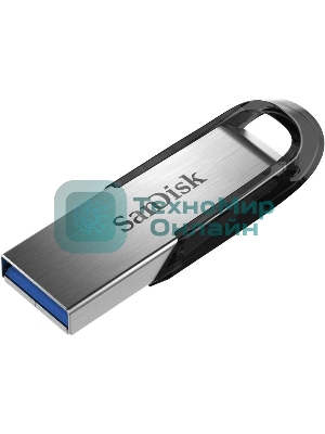 Флешка USB Sandisk 64Gb Cruzer Ultra Flair SDCZ73-064G-G46 USB 3.0 серебристый/черный