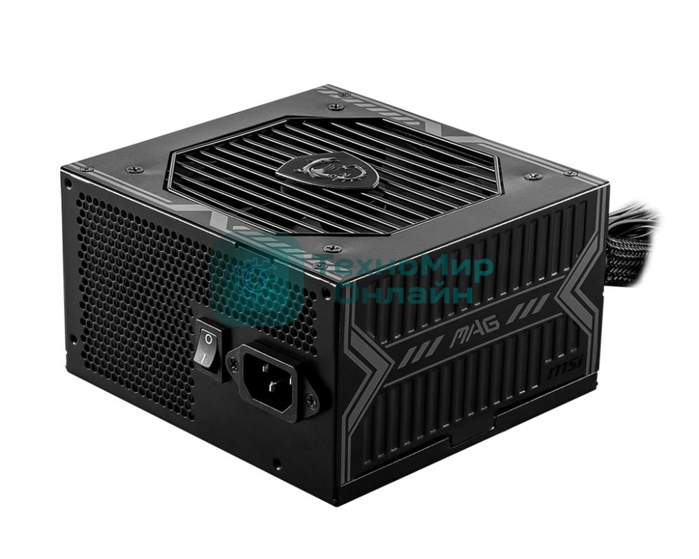 Блок питания MSI MAG A550BN, 550Вт, 80 PLUS Bronze, 120мм, черный