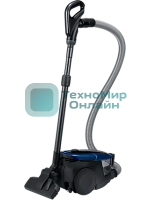 Пылесос Samsung SC18M3120VB синий, 380/1800 Вт, уборка сухая, пылесборник контейнер 2 л