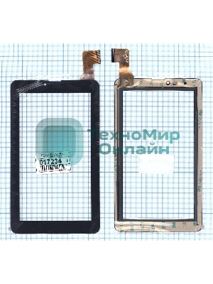 Сенсорное стекло (тачскрин) FPC-FC70J835-01, черное