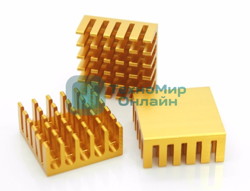 Аллюминиевый радиатор 22x22x10 мм