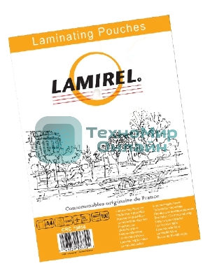 Пленка для ламинирования Lamirel LA-78656 75мкм A4 (100 шт) 216x303 мм