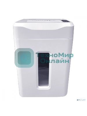 Шредер Office Kit S243N 3,9х38 белый (секр.P-4) фрагменты 35лист. 35лтр. скрепки скобы пл.карты CD