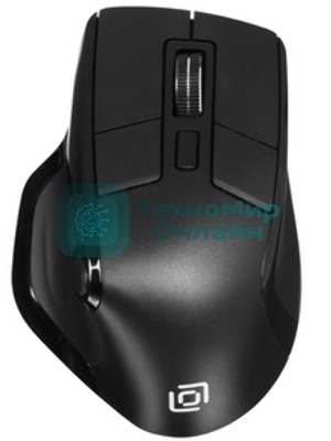 Мышь беспроводная Oklick 502MW черный, 2400 dpi, радиоканал, Bluetooth, USB, кнопки - 9