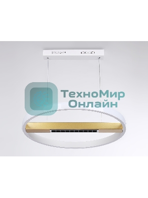 Светильник Ambrella light FL51488 WH/GD белый/золото 62W 3000K-6400K D600*1000 (ПДУ ИК)