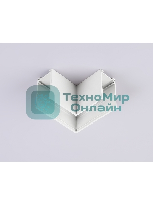 GL1031 WH белый коннектор угловой для накладного шинопровода Magnetic 220V 80*80*52
