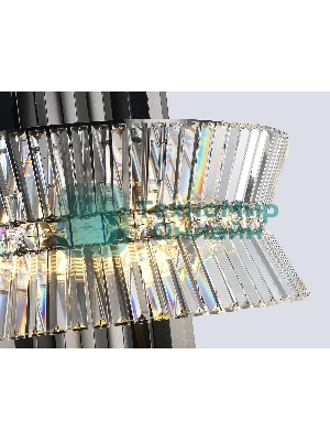 Люстра Ambrella light LH41026/18 BK/CL черный/прозрачный E14*18 max 40W D700*750