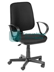 Кресло компьютерное OLSS Юпитер черный В-14 Крестовина: 