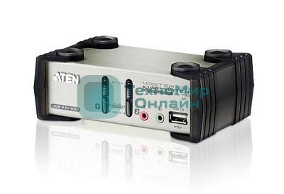 Переключатель ATEN CS1732B(-A7-G) переключатель 2 Port USB2.0 KVMP Switch with OSD