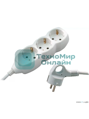 Бытовые удлинители СТАРТ S 3x3-Z Удлинитель с заземлением 3р 3 м (3 розетки 3 метра)