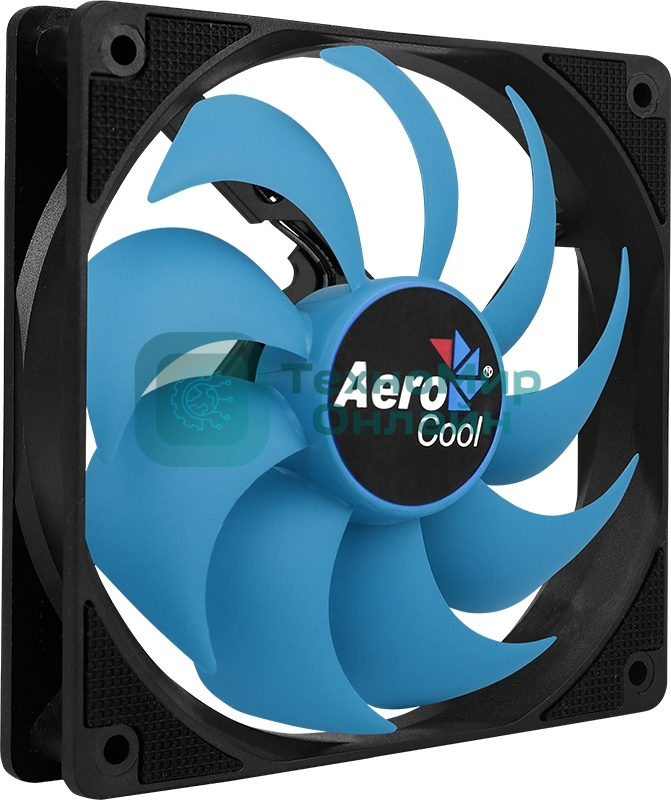 Вентилятор для корпуса AeroCool/Formula Motion 12 Plus черный, 120 мм, 1200 об/мин, 22.1 дБ, 3 pin