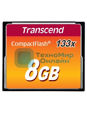 Флеш карта CF 8Gb Transcend TS8GCF133 w/o adapter