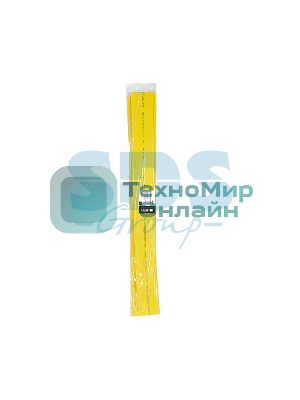 Термоусадочная трубка Rexant 60,0/30,0 мм, желтая, упаковка 10 шт. по 1 м