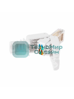 Разъем Rexant RJ-45(8P8C) под витую пару, UTP, категория 5e, самозажимной