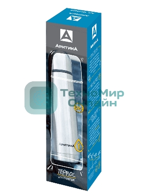 Термос Арктика 101-1000P бытовой, вакуумный, 1000 мл