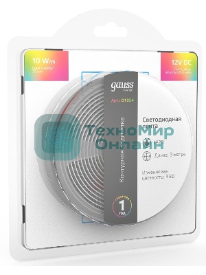 Лента светодиодная Gauss Basic 3м (BT054)