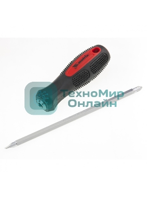 Отвертка Matrix комбинированная SL6,0/Ph2 мм, CrV, антискользящая двухкомп. рукоятка