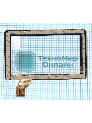 Сенсорное стекло (тачскрин) DHS JD-FPC-090-09 FHX черное