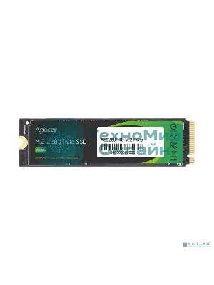 Накопитель SSD Apacer AS2280P4U, 1Tb, M.2 2280, PCIe 3.0 x4, NVMe, R/W 3500/3000