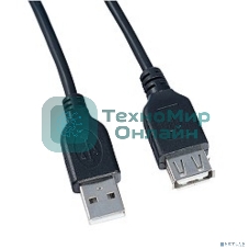 Кабель PERFEO USB2.0 A вилка - А розетка, 5 м (U4505)