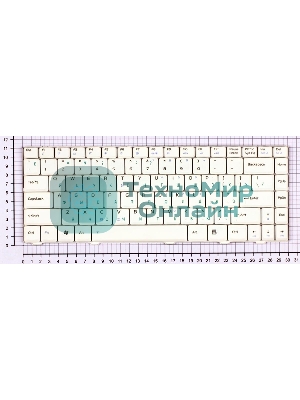 Клавиатура для ноутбука Asus F80 F80S F80CR F80Q F80L белый