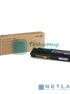 Картридж лазерный Xerox 106R02235 желтый для Xerox Phaser 6600/WC 6605 (6000 стр)(Channels)