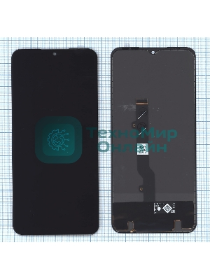 Дисплей для Infinix Note 11 (X663B), Note 12 (X663D) в сборе с тачскрином черный TFT