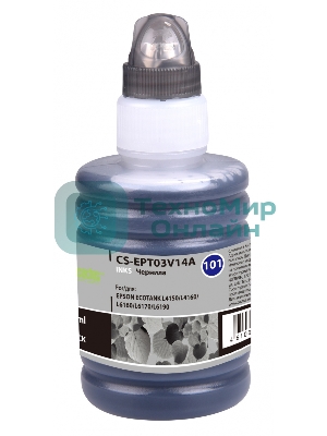 Чернила Cactus CS-EPT03V14A 101BK, черный пигментный, 127 мл для Epson L4150/L4160/L6160/L6170