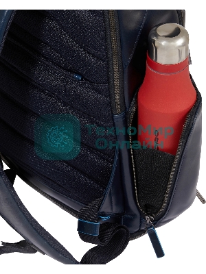 Рюкзак для ноутбука Piquadro Blue Square CA6592B2BM/BLU2, кожа, темно-синий