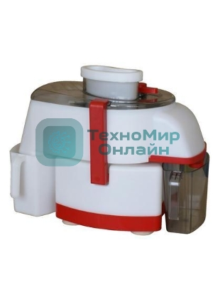 Соковыжималка Беломо Садовая СВПП-301 белый/красный, центробежная, 250 Вт, 1000 мл, механическое