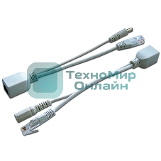 Пассивный комплект POE (PSE+PD), разъем питания 2.1 мм