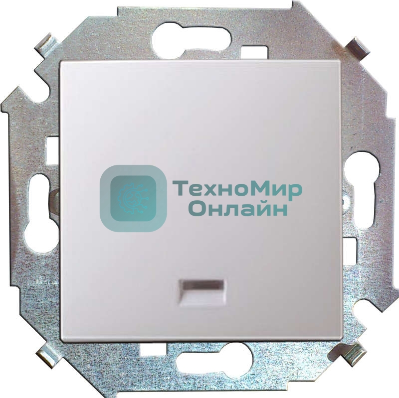 Механизм выключателя 1-кл. СП Simon15 16А IP20 с индик. бел. Simon 1591104-030