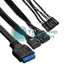 Компьютерный корпус Minitower ExeGate BAA-114U2 (mATX, без БП, 1хUSB+2хUSB 3.0, аудио, черный)