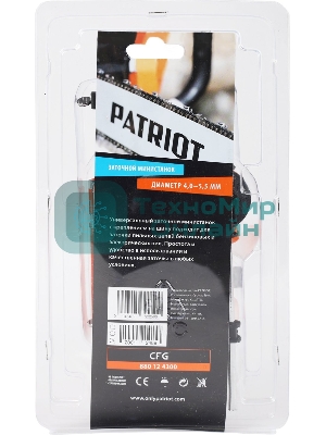 Министанок заточной ручной универсальный PATRIOT PG-CFG с креплением на шину