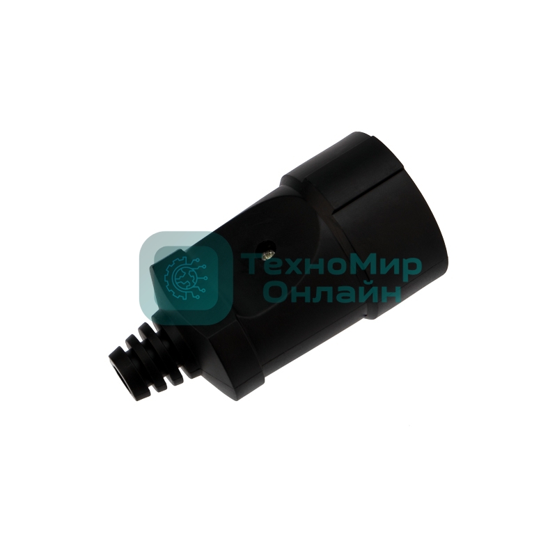 Розетка разборная Rexant без з/к 10А черная