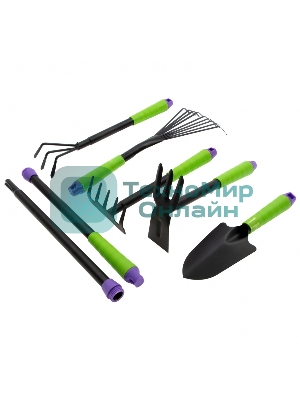 Набор садового инструмента Palisad пластиковые рукоятки, 7 предметов