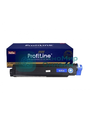 Картридж ProfiLine PL-43837135/43837131 для принтеров Oki C9655 Голубой 22000 копий