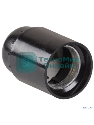 Патрон электрич. E27 Пкб27-04-К01 подвесной карболит. черный (инд. упак.) IEK EPK10-04-02-K01