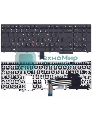 Клавиатура для ноутбука Lenovo Thinkpad Edge E550 E550C E555 E560 E565 черная