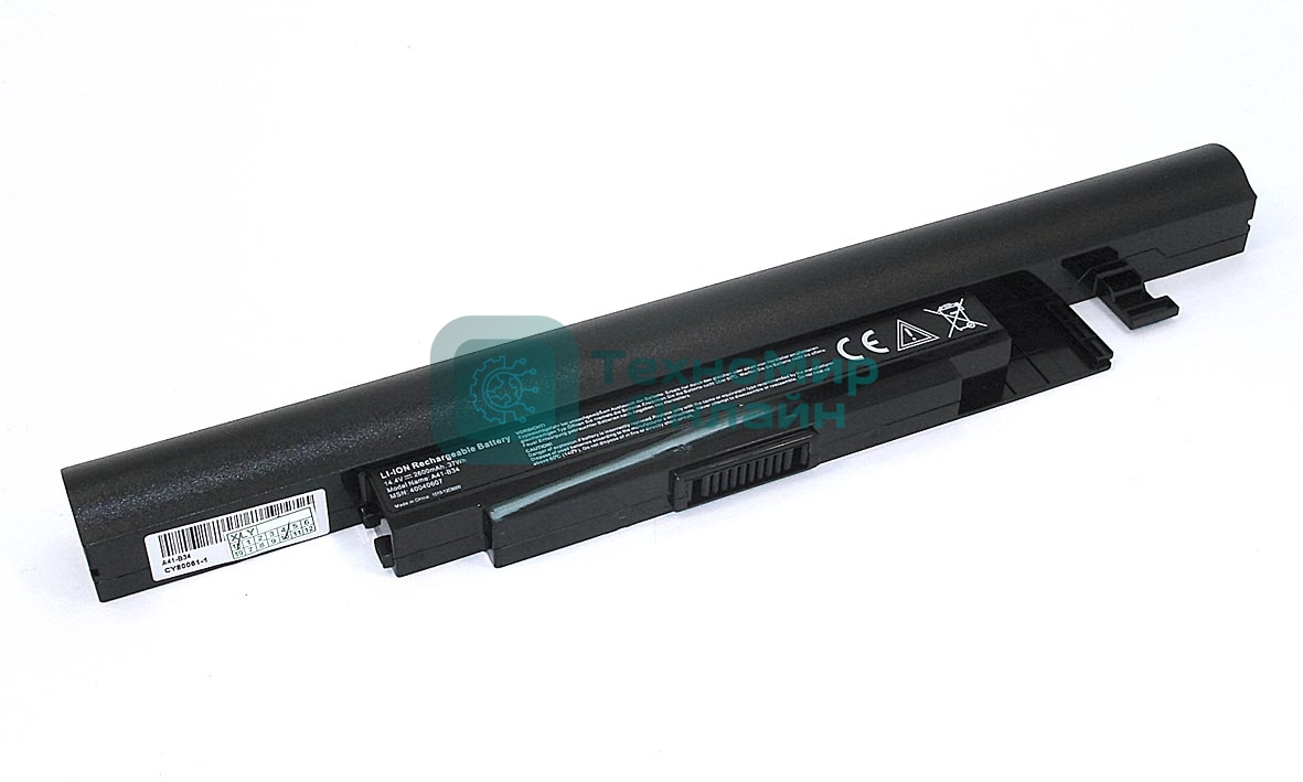 Аккумуляторная батарея для ноутбука DNS HAIER S500 14.4V 2200MAH A41-B34 OEM черная