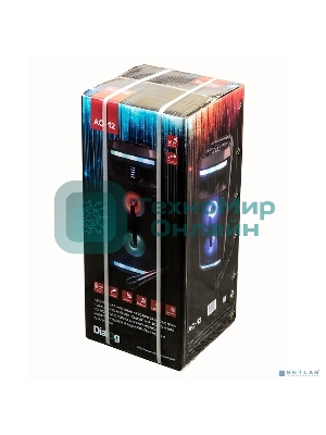 Караоке с микрофоном Dialog Oscar AO-12 1.0, 30W RMS, BT+FM+USB+SD+LED