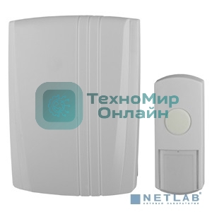 Звонок дверной проводной ЭРА D95 1 мелодия, длина провода 1,5 м