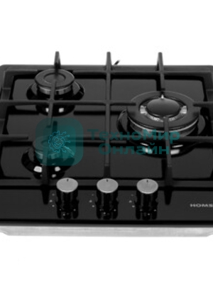 Газовая варочная панель HOMSair HGE433TGCBK