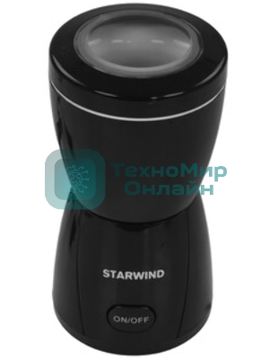 Кофемолка Starwind SGP8426 200Вт сист.помол.:ротац.нож вместим.:80гр черный